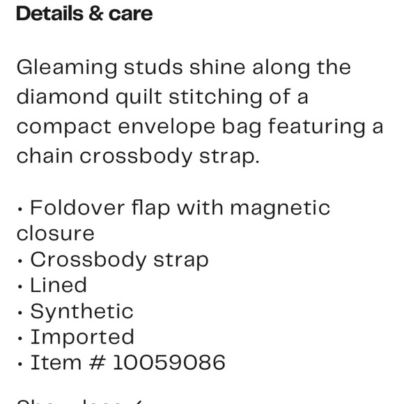 Badgley Mischka Quilted Crossbody Bag - Picture 7 of 12